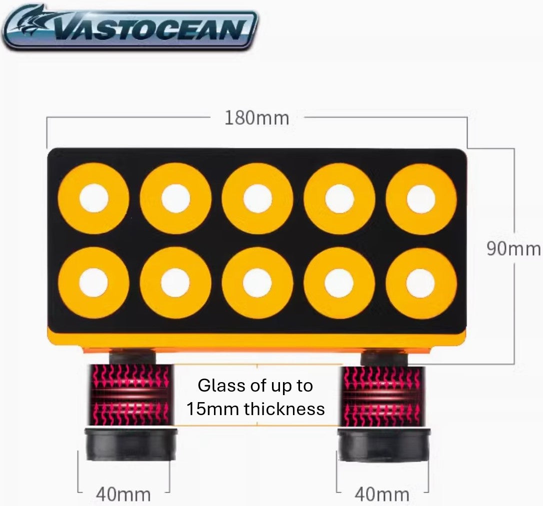 VastOcean Magnetic Fluorescent Coral Frag Holder Rack